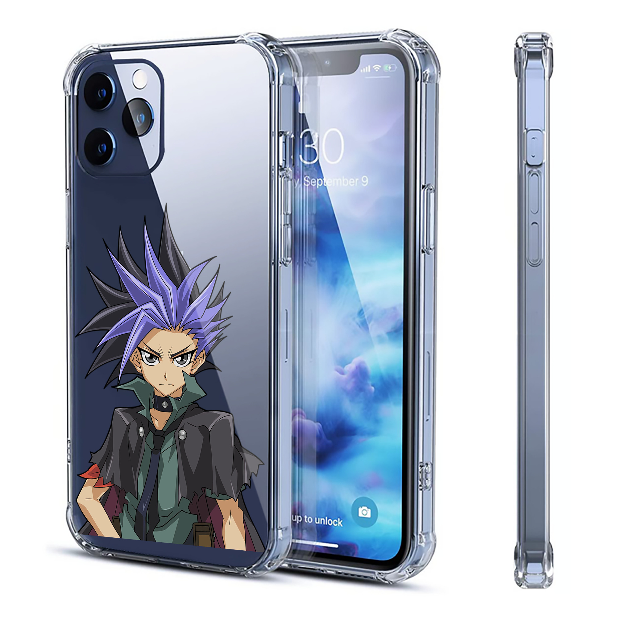 （画像用） 遊☆戯☆王 Yu-Gi-Oh! 【iPhone 12シリーズ対応】透明スマホケース（クリアソフトケース）